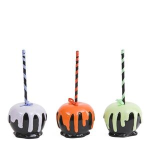 Sweet treats Halloween set of three poison apple decor